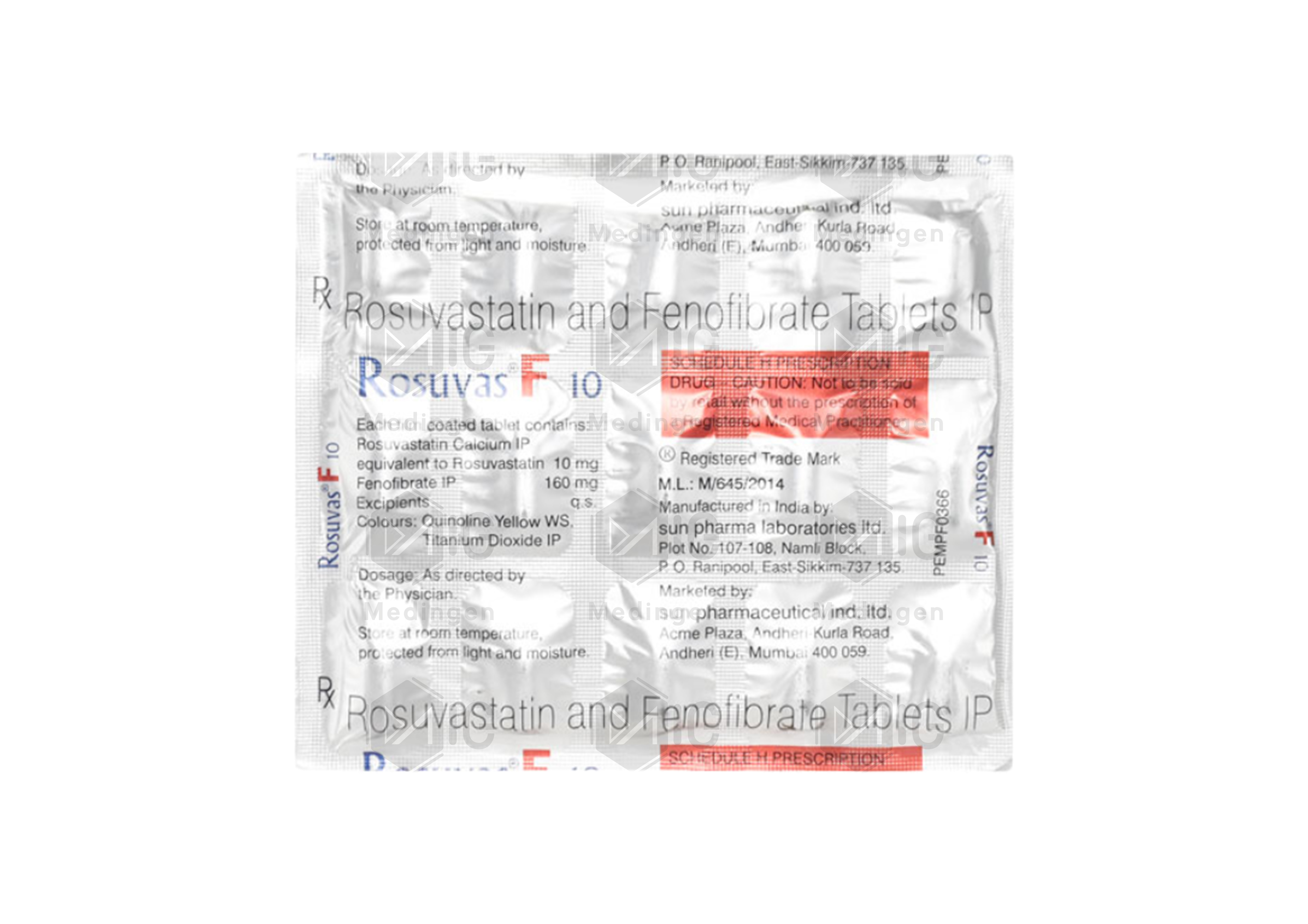ROSUVAS F 10MG